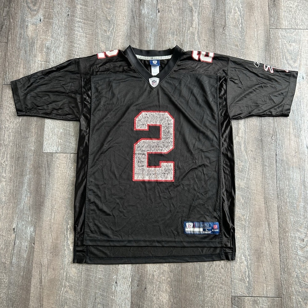 Vintage 00s Atlanta Falcons #2 Reebok Size L Football Jersey NFL football jersey